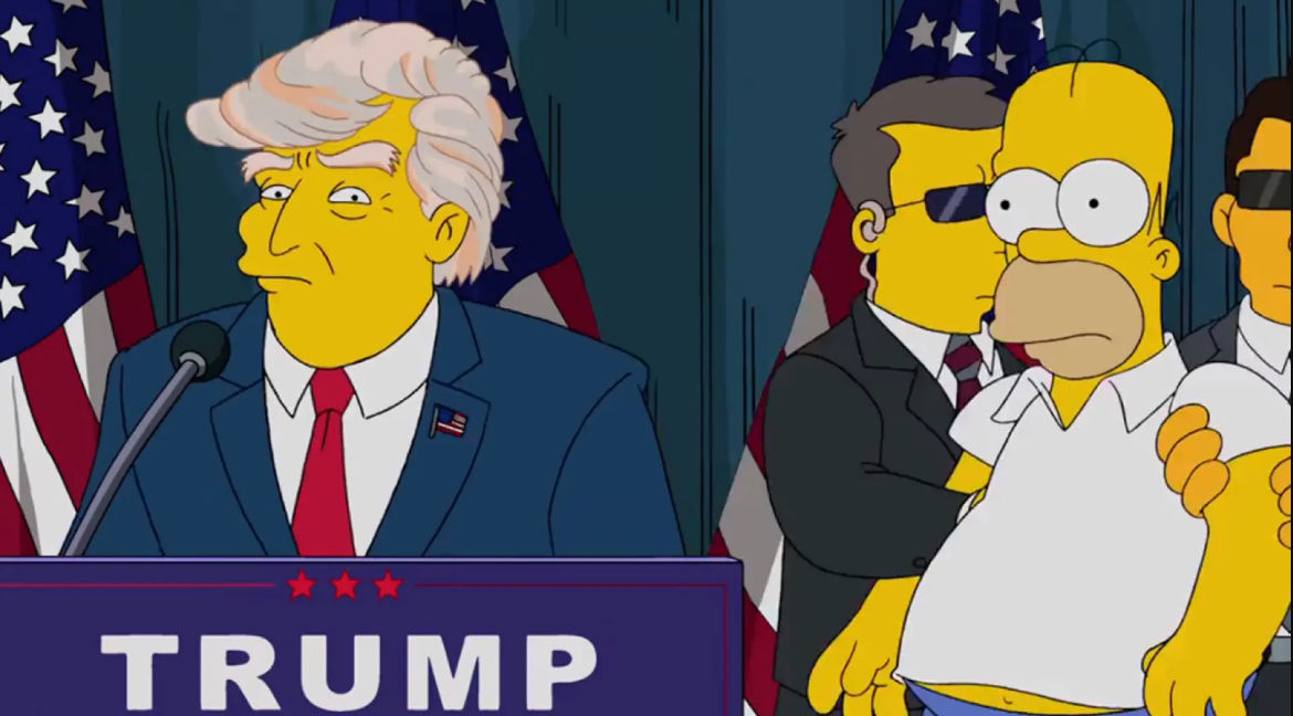 What are the chilling predictions that The Simpsons have revealed for