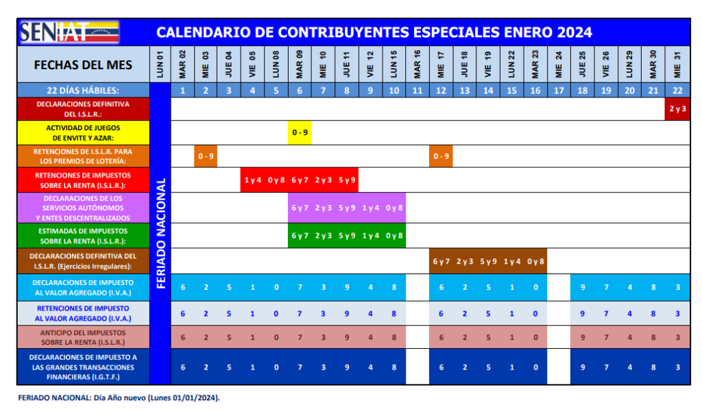 Calendario Contribuyentes Especiales 2024 Pdf Image to u