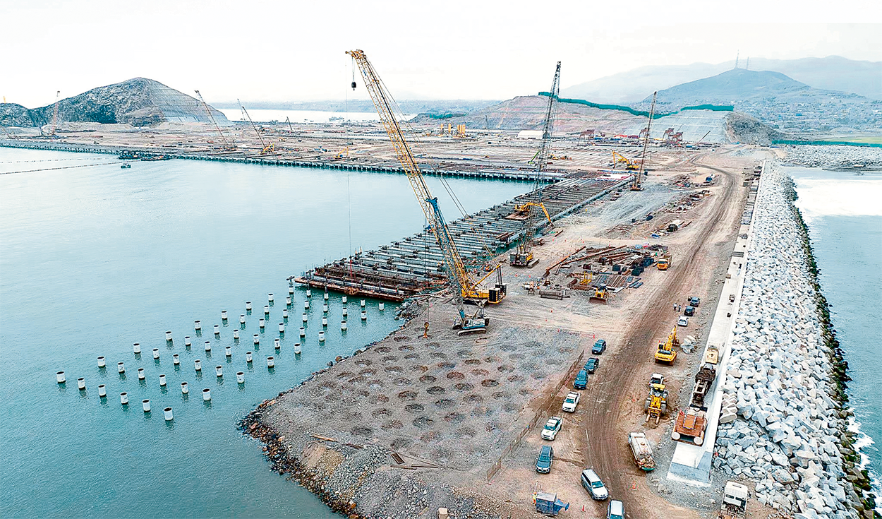 Port of Chancay is 56% built