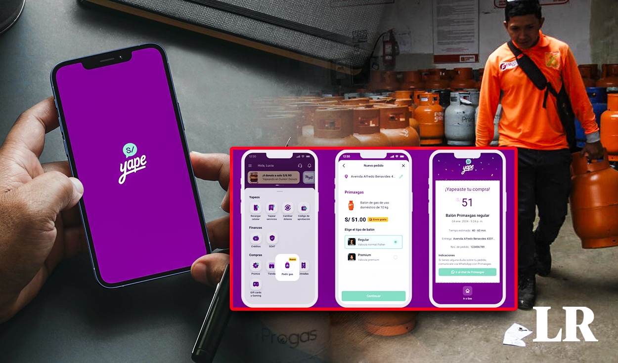 Buy your gas cylinder with Yape!  Find out how it works and in which districts it is available