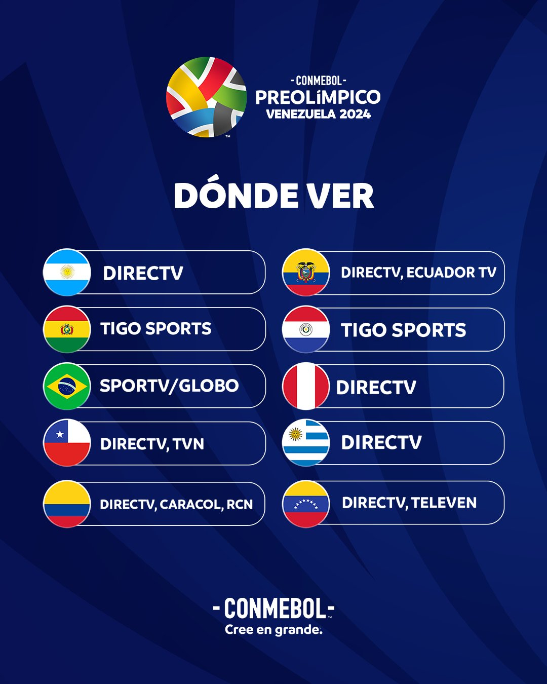 Bolivia vs. Brasil sub 23 EN VIVO horario y canal de TV para ver el