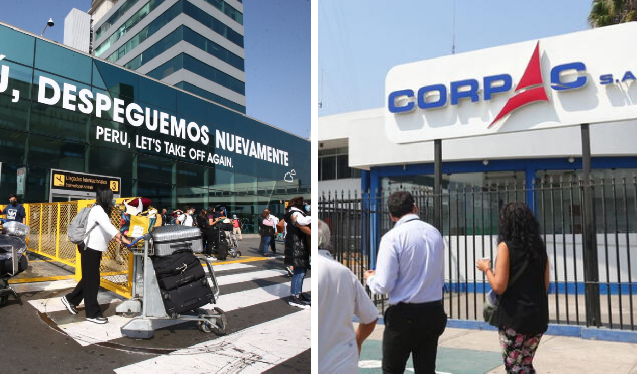 What happened at the Jorge Chávez airport, which ended with the resignation of the president of Corpac?
