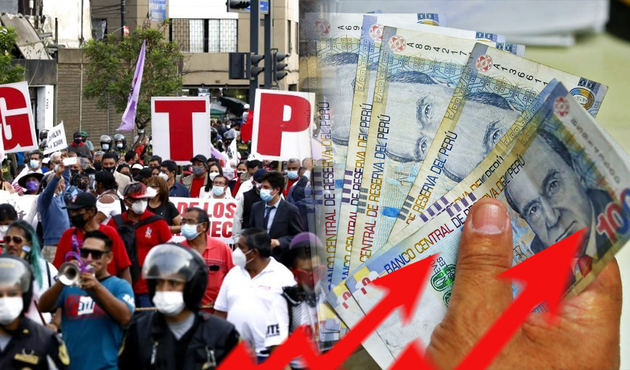 CGTP announces mobilization to increase the minimum wage: how much are the unions asking for?