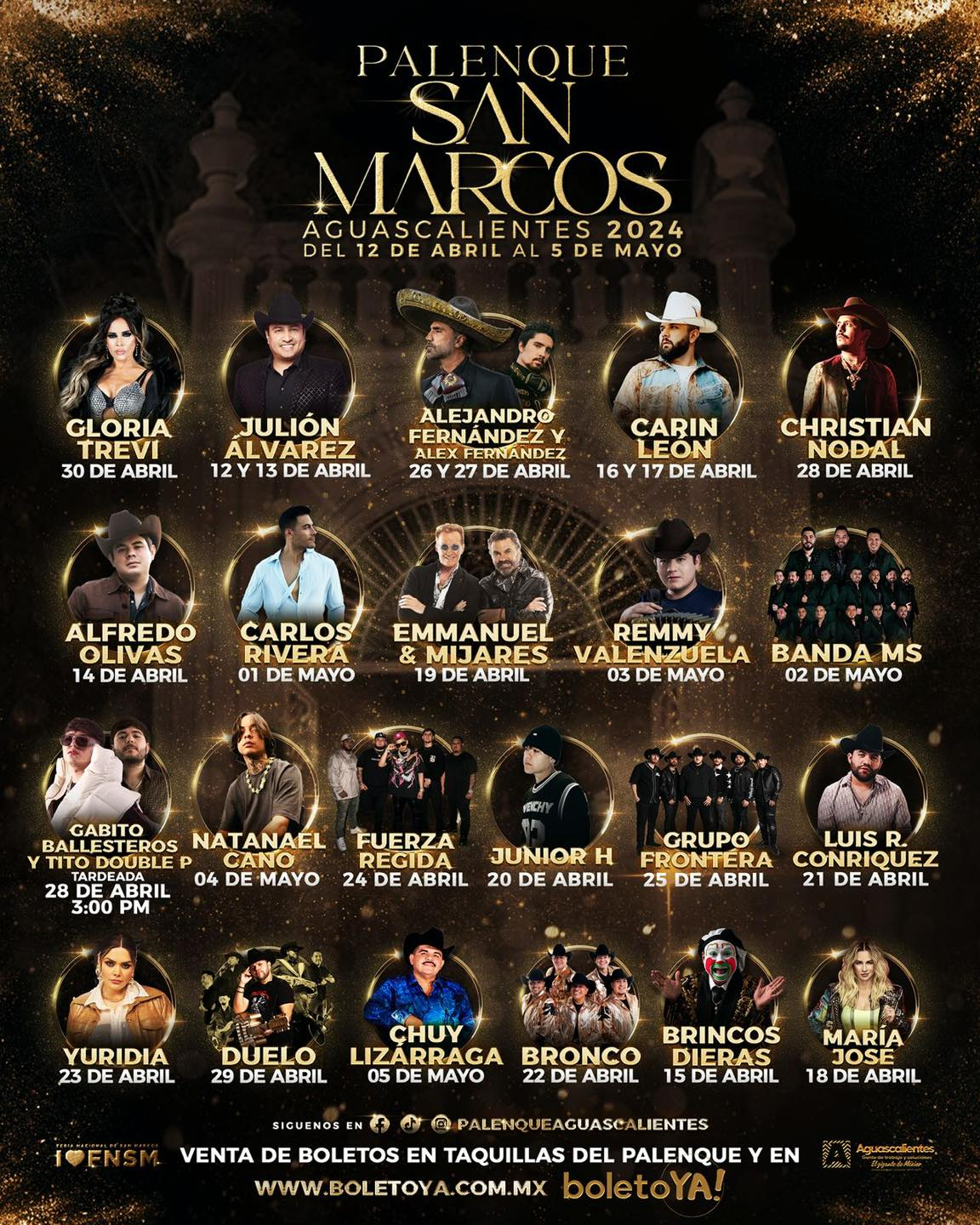 San Marcos Fair 2024 in Mexico billboard, dates and how to buy tickets