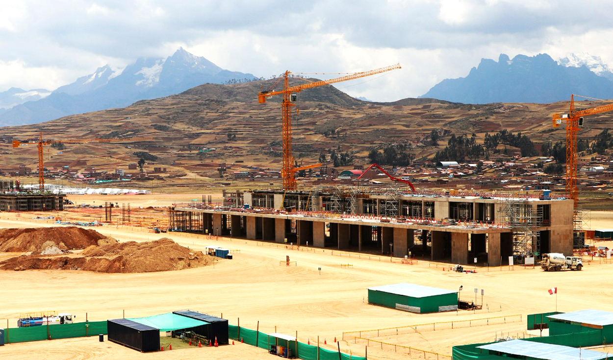 Chinchero Airport will not be ready in 2025, the consortium in charge assures