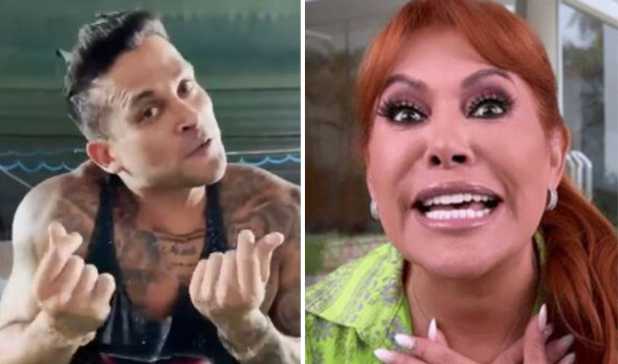 Magaly throws a forceful blow against Christian Domínguez in a TikTok