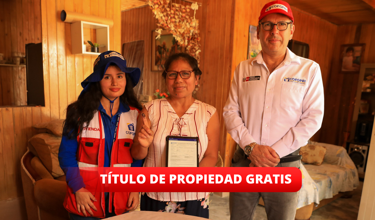 FREE property title: what type of homes are not considered by Cofopri?
