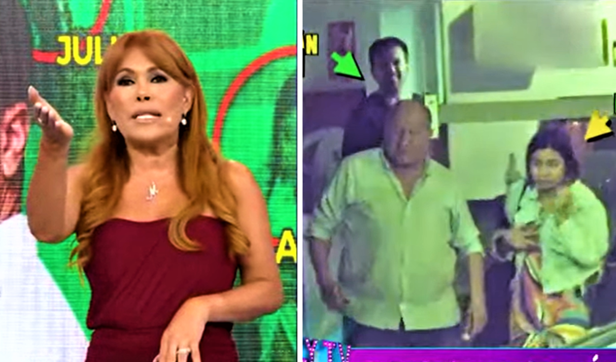 Magaly Medina upset with Julián Zucchi for what he did to her reporter