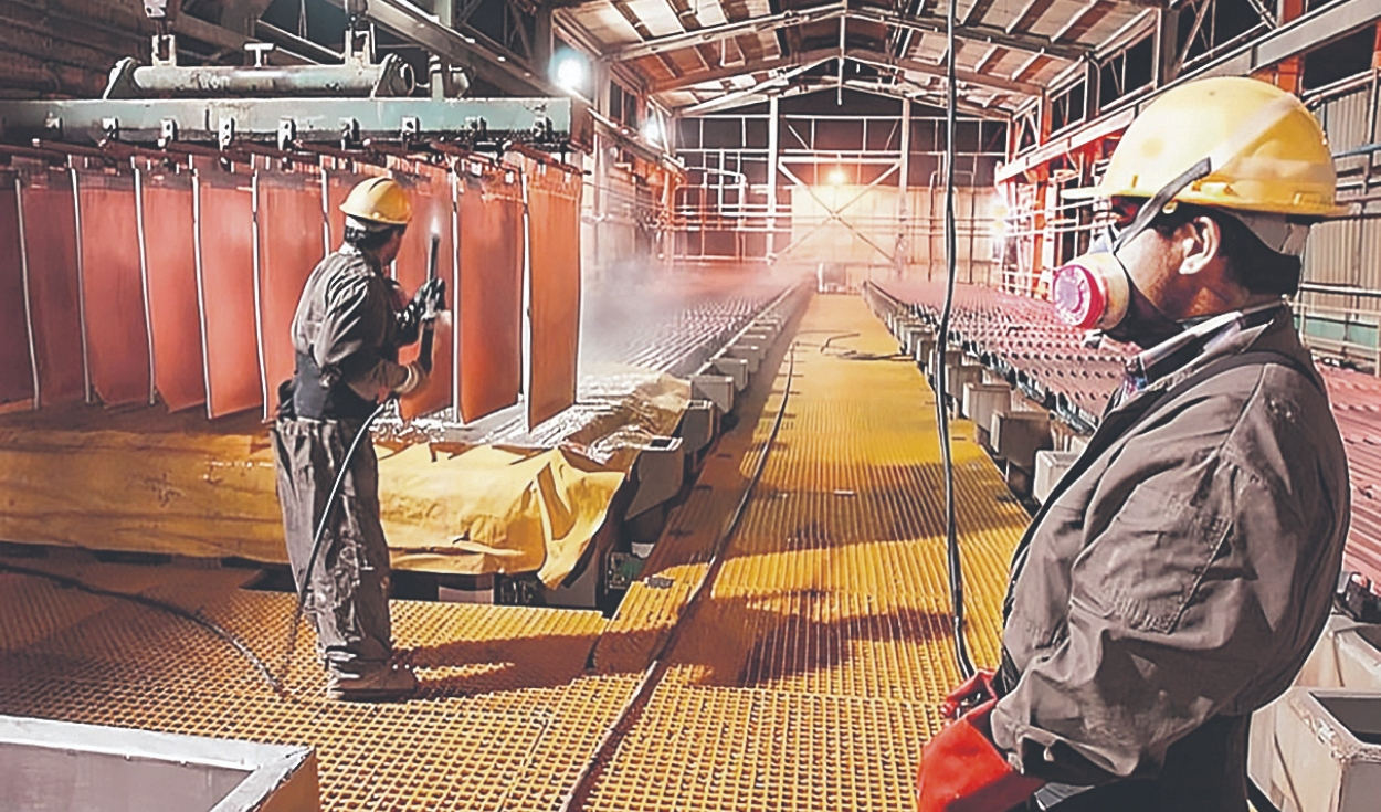 Congo reaches 3.3 million MT of copper and surpasses Peru