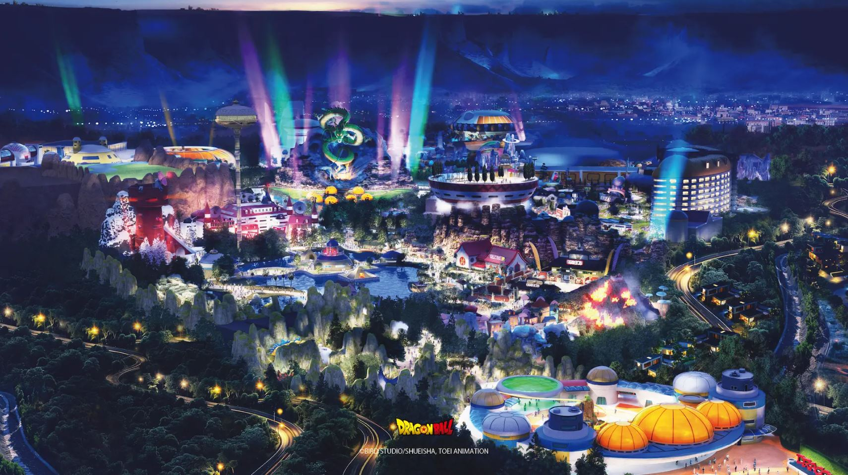 Dragon Ball theme park |  attractions