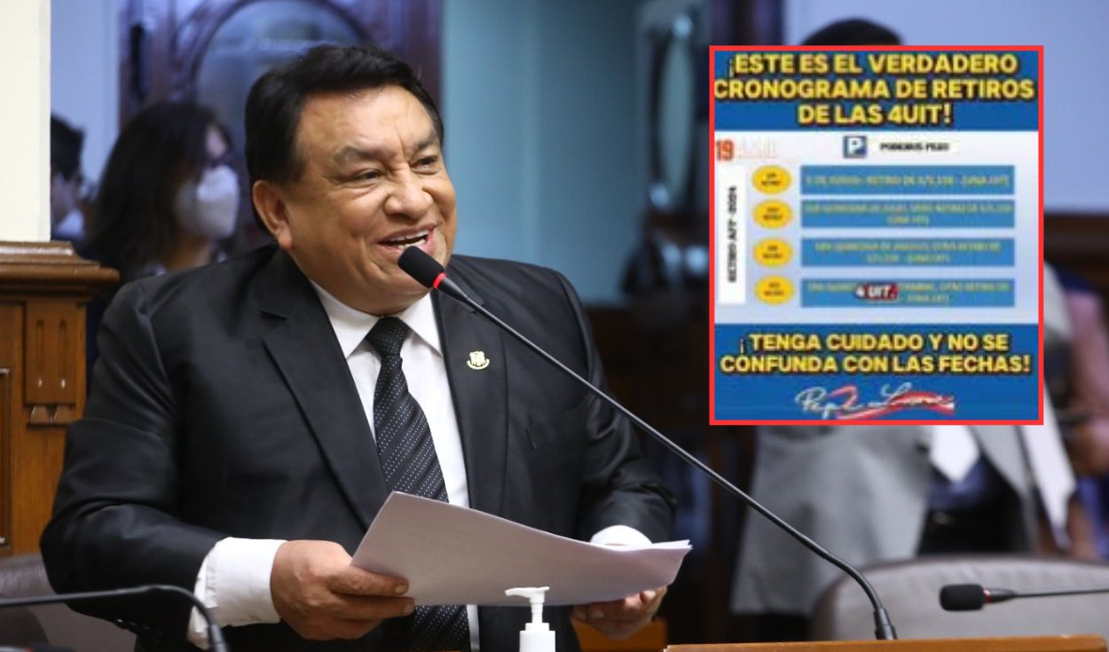 Has the AFP schedule come out?  José Luna announces possible dates for the deposit of S/20,600 of the funds