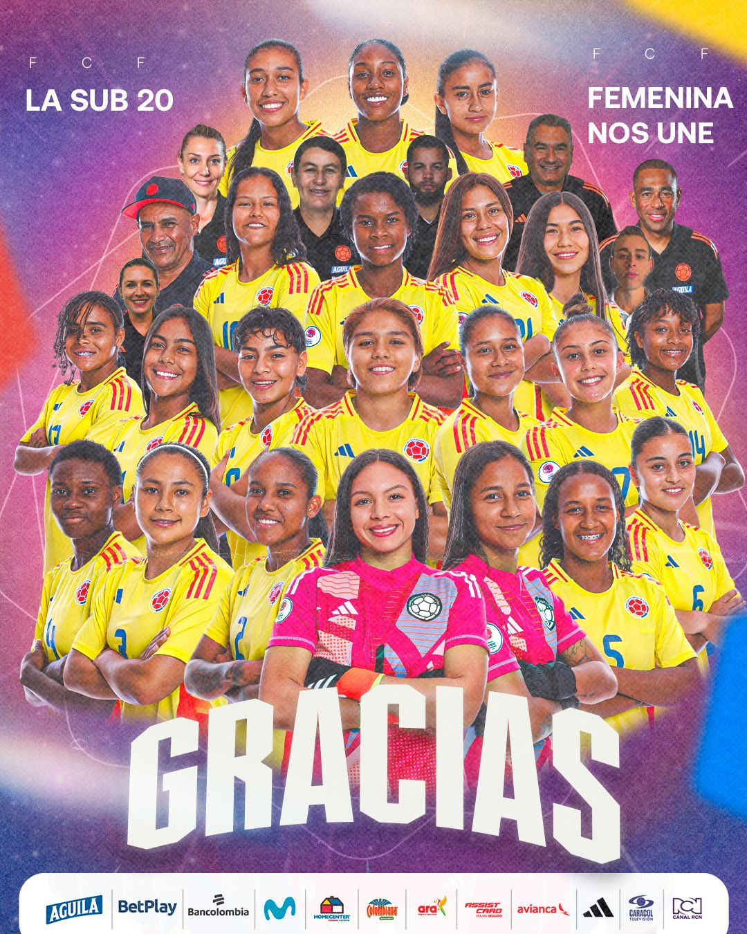 Colombia vs Paraguay femenino sub-20