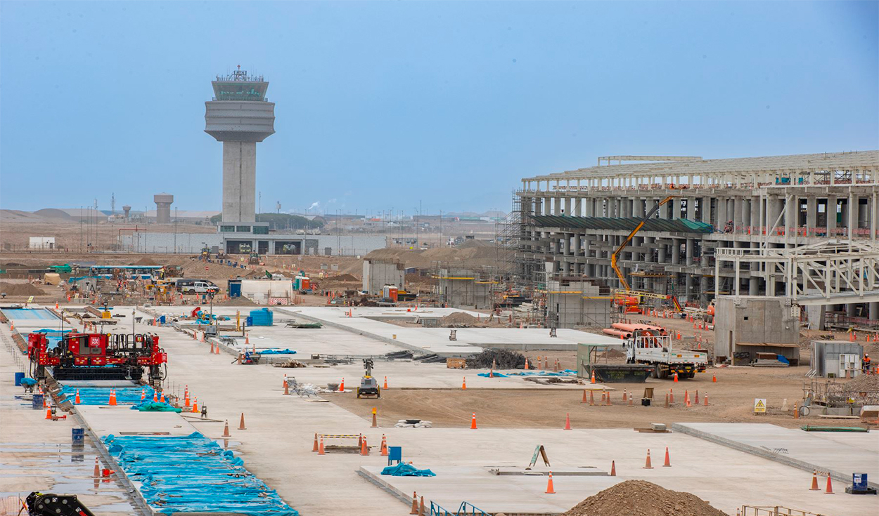 Awesome!  This is what the new Jorge Chávez airport city will look like: it will have a boulevard and a police station