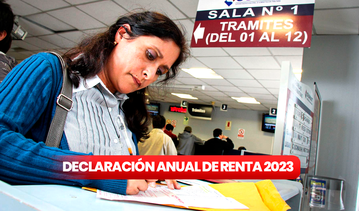 Annual income declaration 2023 in Sunat: how to request a tax refund?