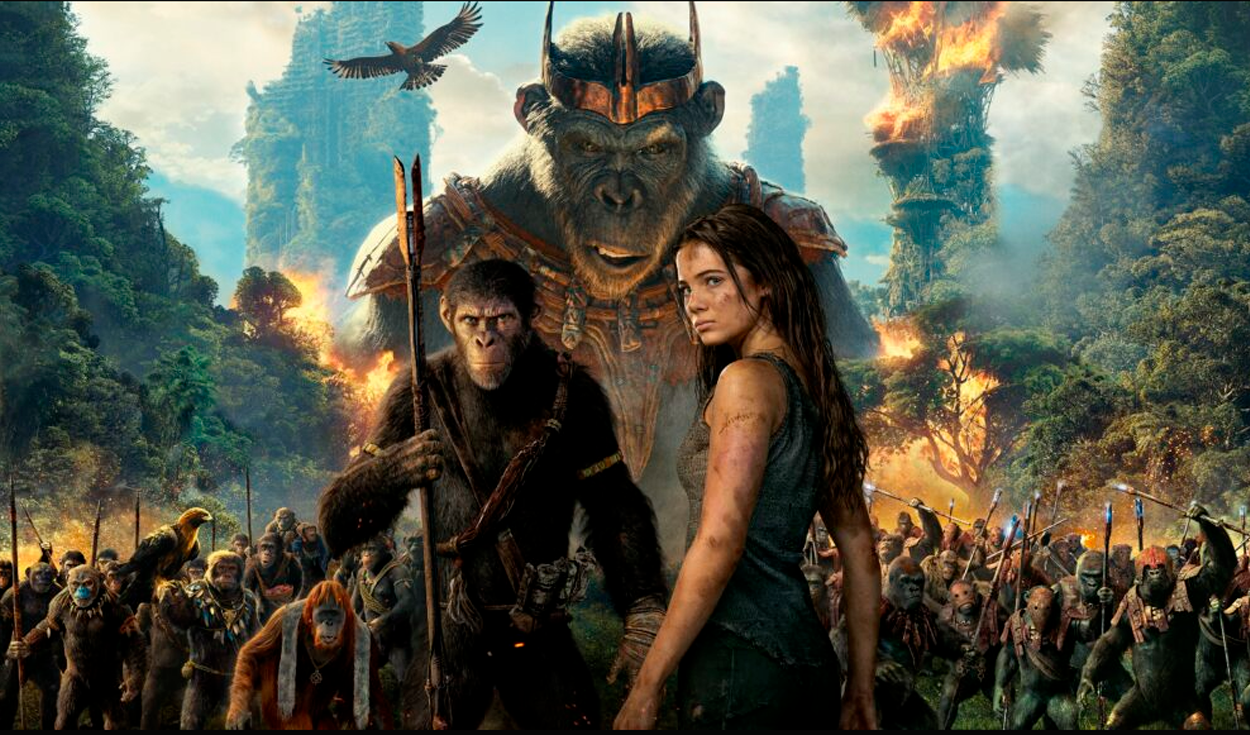 Dónde y cómo VER El planeta de los simios: nuevo reino ONLINE? | pelisplus  | cuevana | movie123 | ver gratis | cuanto dura planeta de los simios |  disney+ | Kingdom