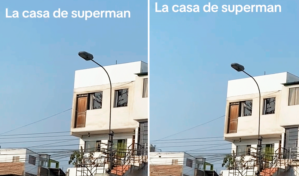 
                                 Casa con puerta al vacío en el tercer piso deja a usuarios boquiabiertos y dicen: “Es el depa de Superman” 
                            
