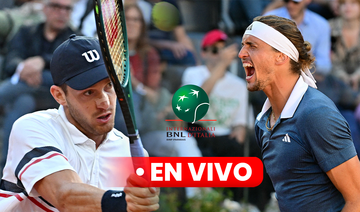 
                                 Nicolás Jarry vs. Alexander Zverev EN VIVO: sigue la final del ATP 1000 Roma vía ESPN 
                            