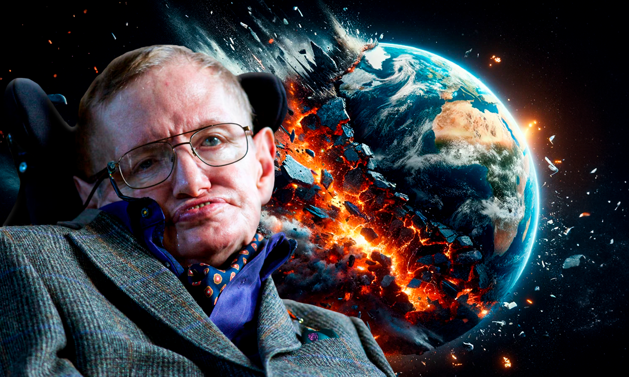 
                                 Descubre cuánto tiempo le quedaría a la Tierra, según última entrevista de Stephen Hawking 
                            