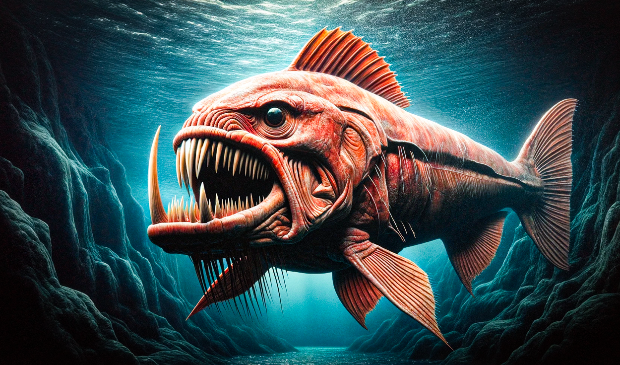 
                                 Así lucía el enorme salmón con dientes de sable descubierto en el océano Pacífico: vivió hace 5 millones de años 
                            
