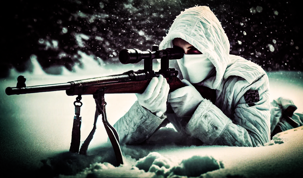 
                                 La 'Muerte Blanca', el francotirador que redujo a 700 soldados soviéticos durante la Guerra de Invierno 
                            