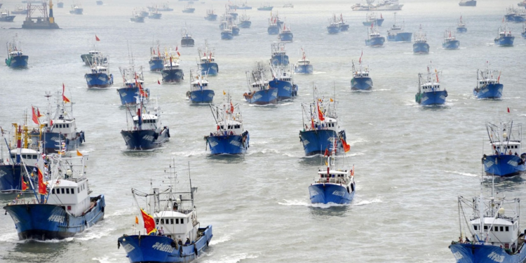 
                                 Produce multó solo por S/250 a barco chino que pescó ilegalmente en mar peruano, denuncia gremio 
                            