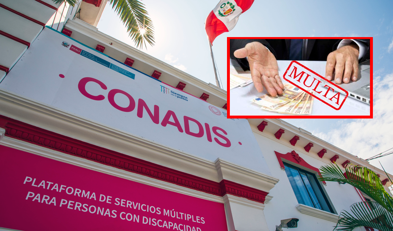 
                                 Conadis multó por más de S/300.000 a gobiernos regionales: conoce por qué y a qué regiones se sancionó 
                            