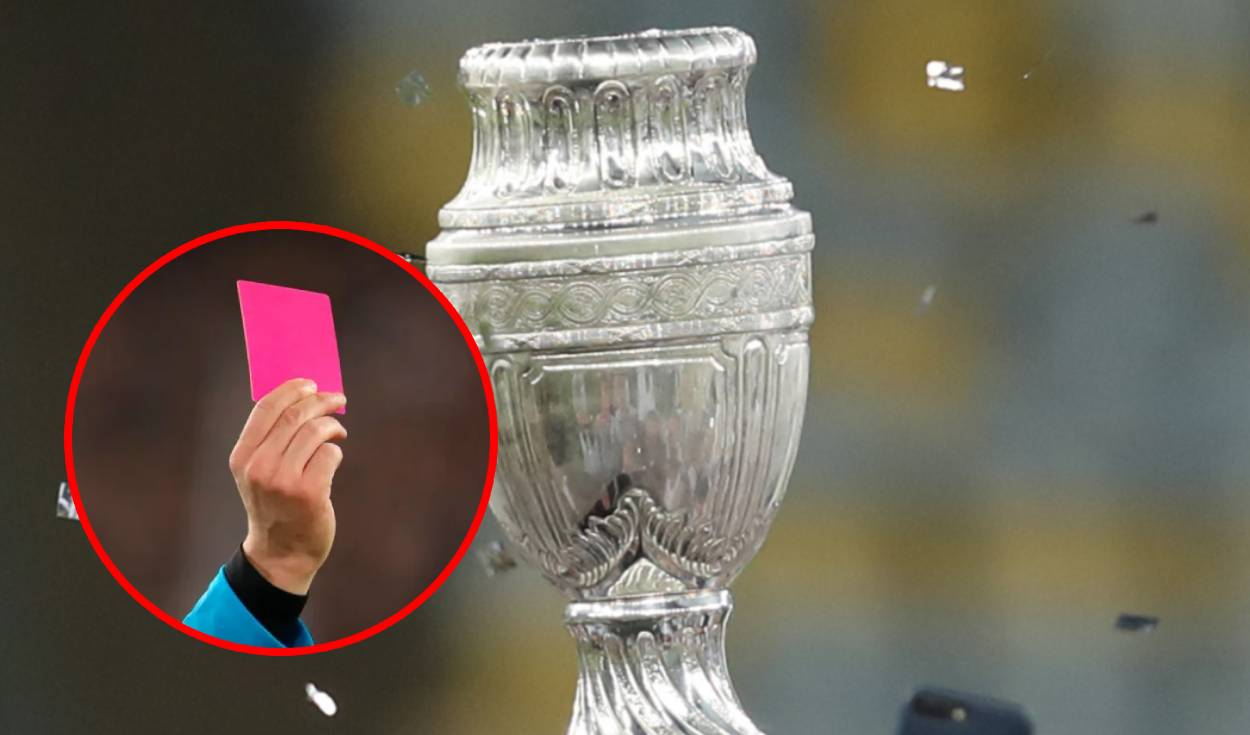 
                                 Conmebol sorprende al anunciar la tarjeta rosa en la Copa América: ¿para qué es y cómo se usará? 
                            
