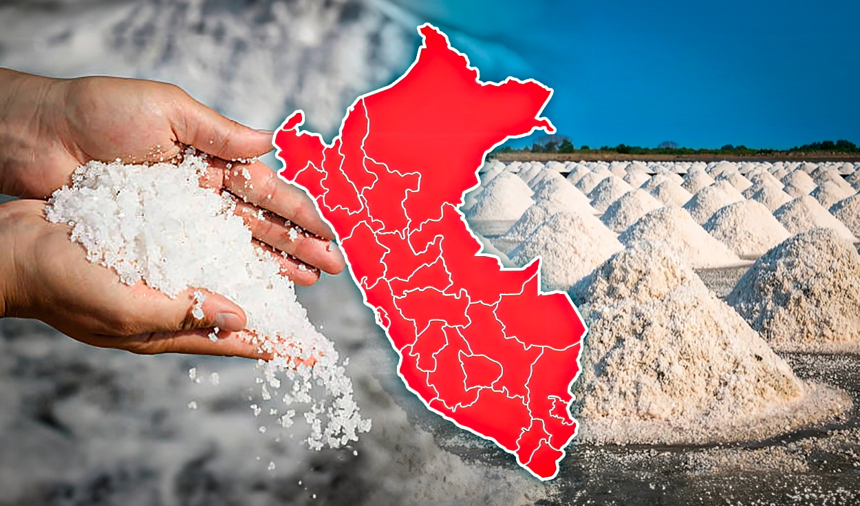 
                                 El país que más sal produce en el mundo y exporta a Perú: supera a Estados Unidos y la India 
                            
