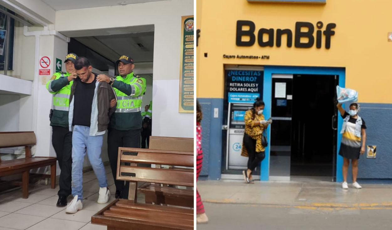 
                                 Barranco: capturan a delincuente que asaltó y disparó a cambista frente al banco BanBif 
                            