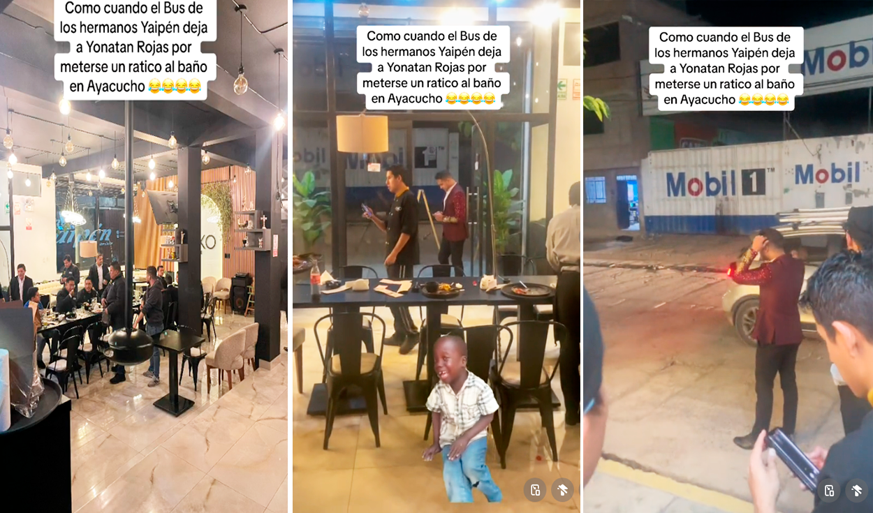 
                                 Bus de Hermanos Yaipén olvida a Jonathan Rojas en restaurante de Ayacucho y le dicen: “Que pasen lista” 
                            
