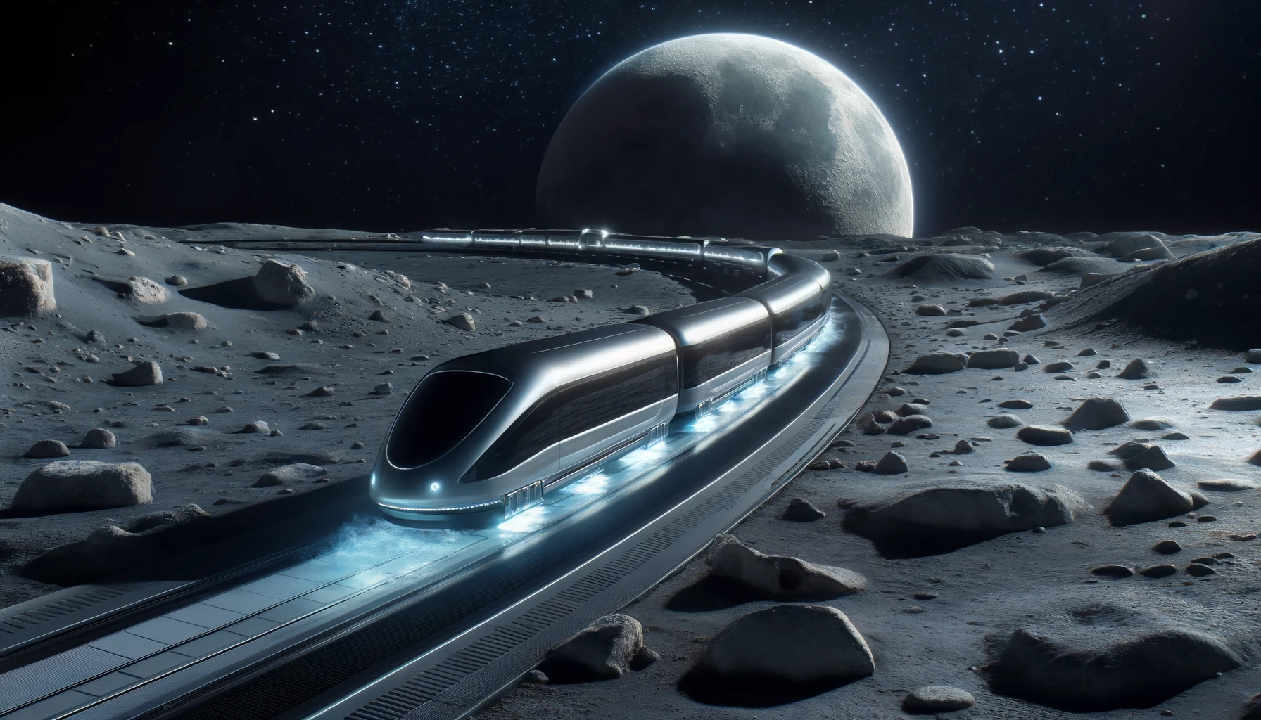 
                                 El innovador plan de la NASA para construir el primer ferrocarril en la Luna 
                            