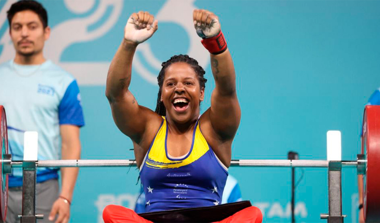
                                 Clara Fuentes, paraatleta venezolana, gana medalla de oro y bate récord en World Cup de Para Powerlifting 
                            