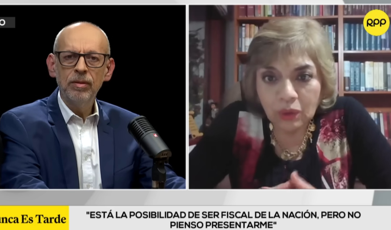 
                                 Zoraida Ávalos rechazó postular al puesto de fiscal de la Nación: 