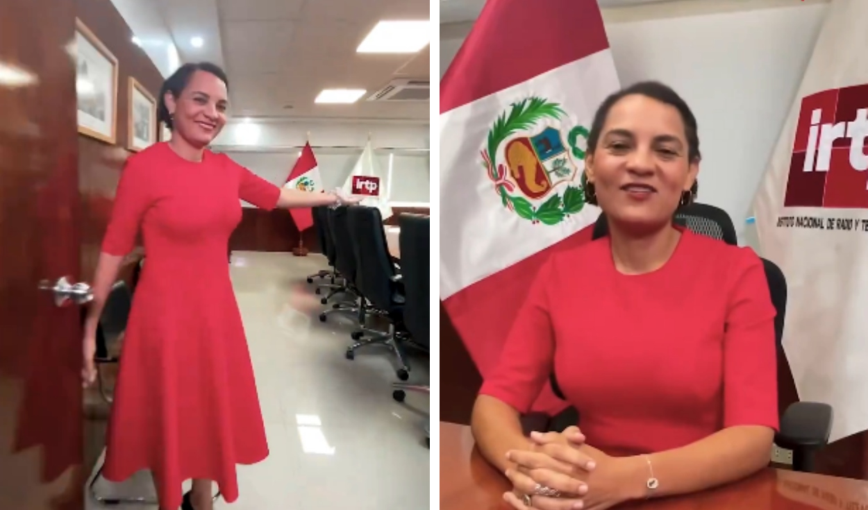 
                                 Presidenta del IRTP promociona universidad de César Acuña durante labores en TV Perú 
                            