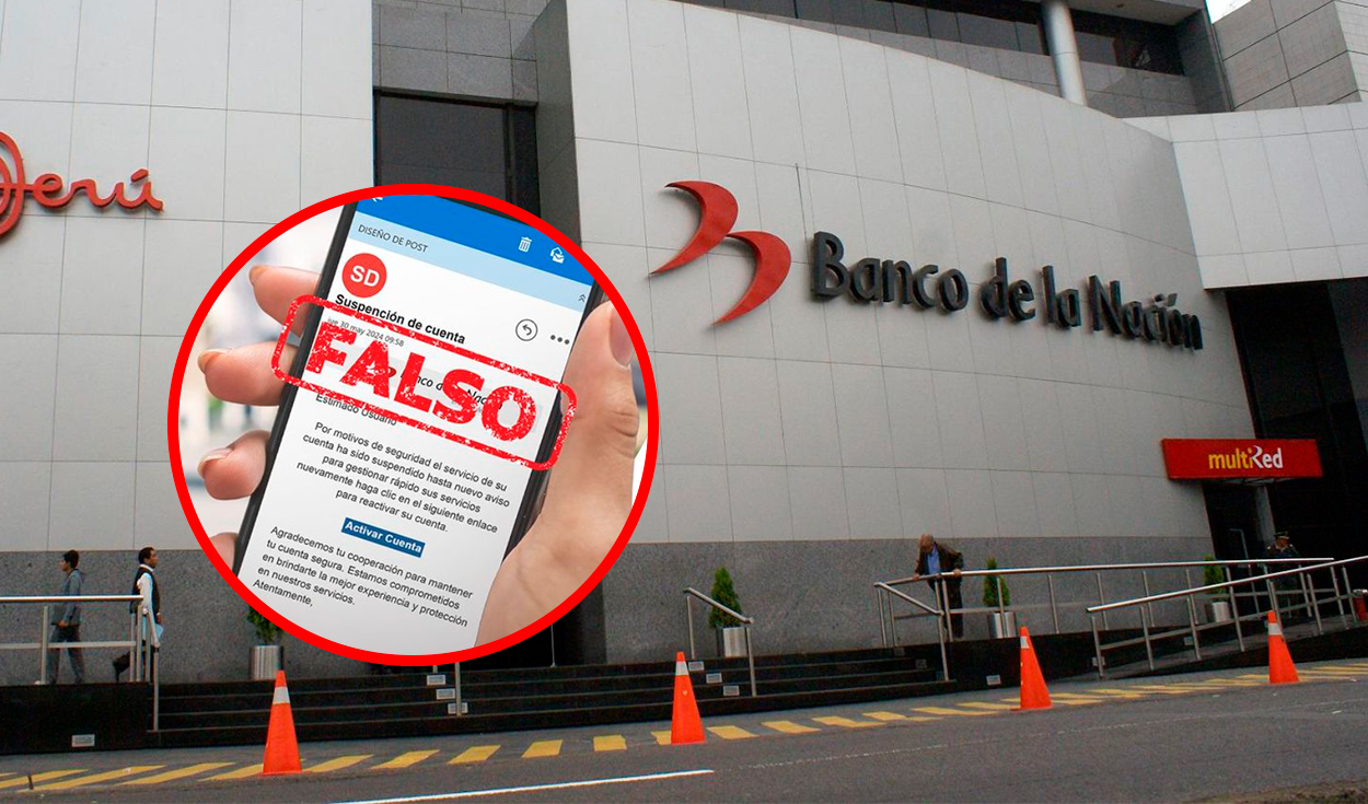 Banco de la Nación warns about fake messages by email: know how to identify this type of scam