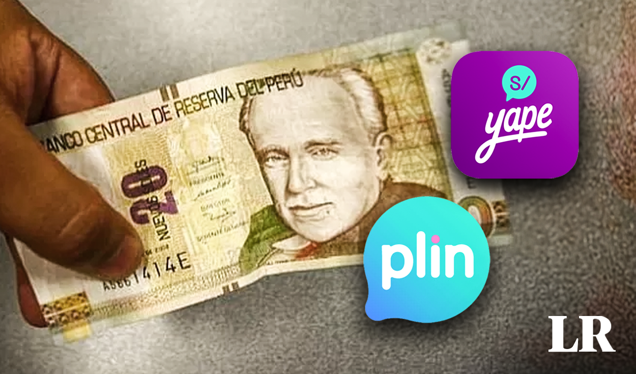 Yape, Plin and other digital wallets cause a drop in the use of S/20 bills: they are used less than 5 years ago