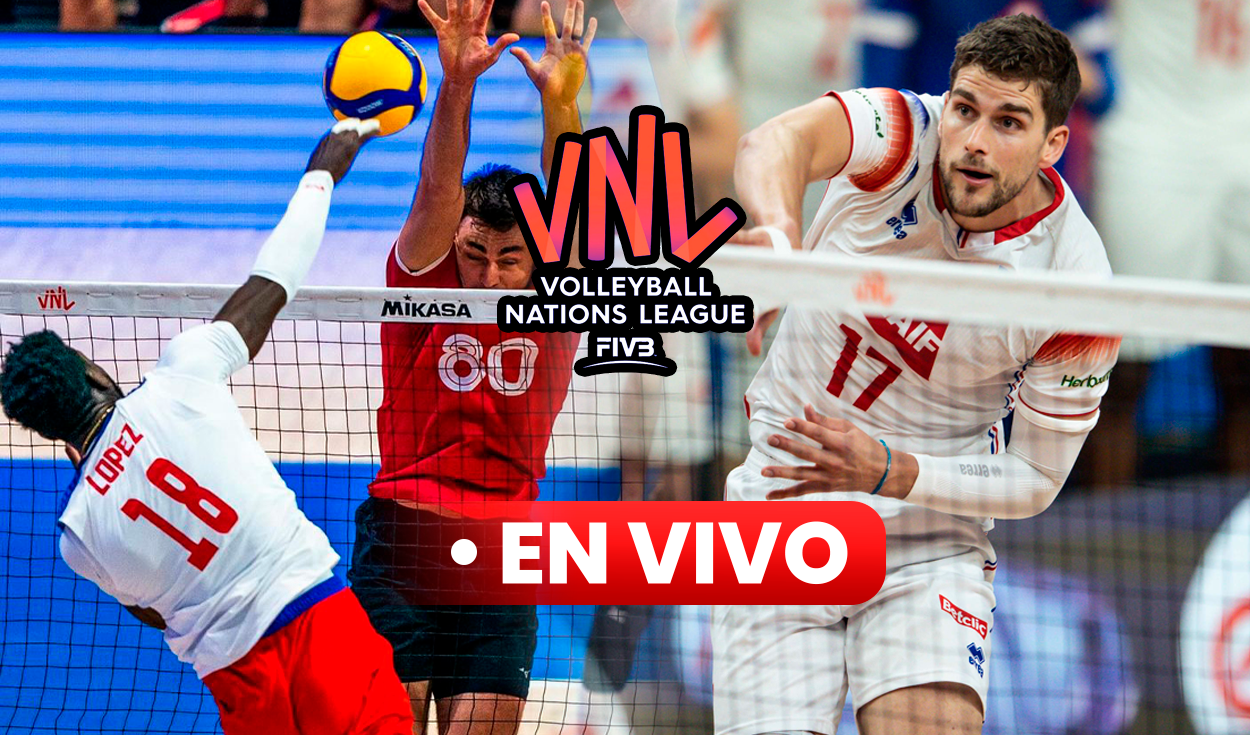 
                                 ¿Dónde ver Cuba vs. Francia EN VIVO por la Liga de Naciones de Voleibol 2024? Horario oficial 
                            