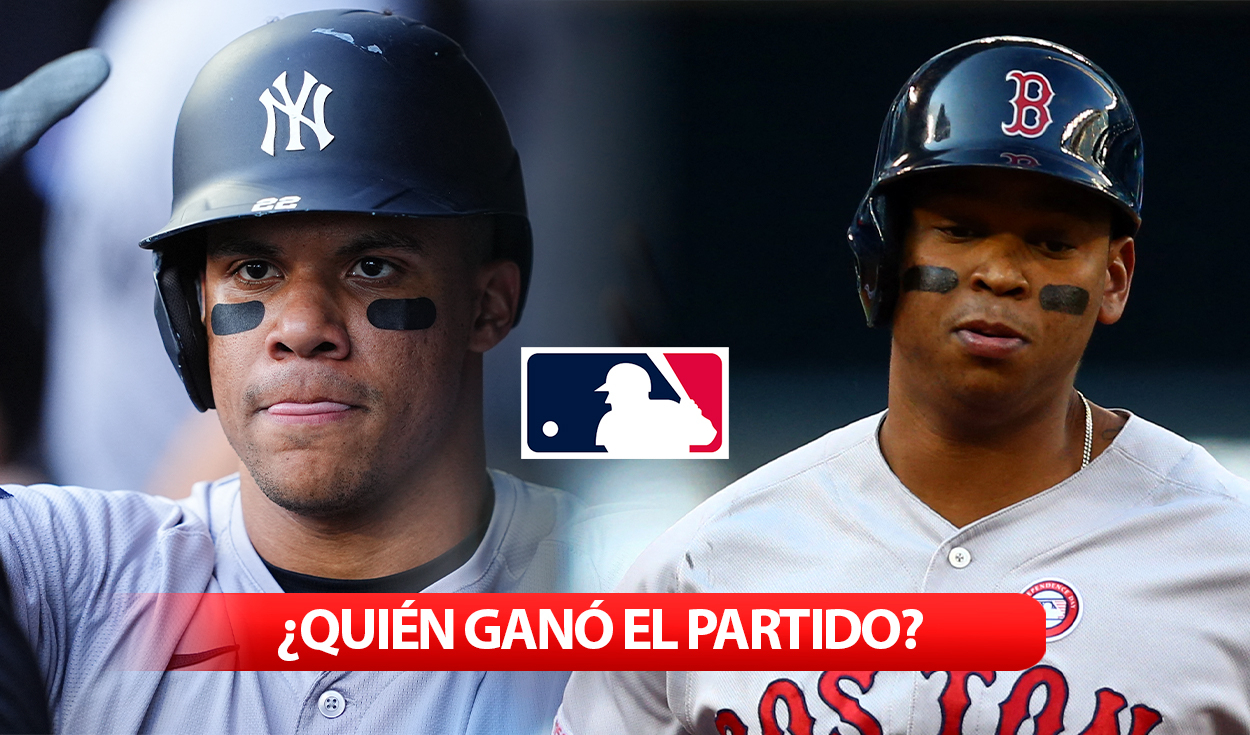 
                                 ¿Quién ganó el partido entre New York Yankees vs. Boston Red Sox por la MLB 2024? 
                            