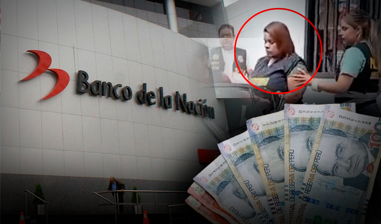 
                                 Funcionaria de Reniec implicada en millonario robo al Banco de la Nación se oculta en baño para evitar arresto 
                            