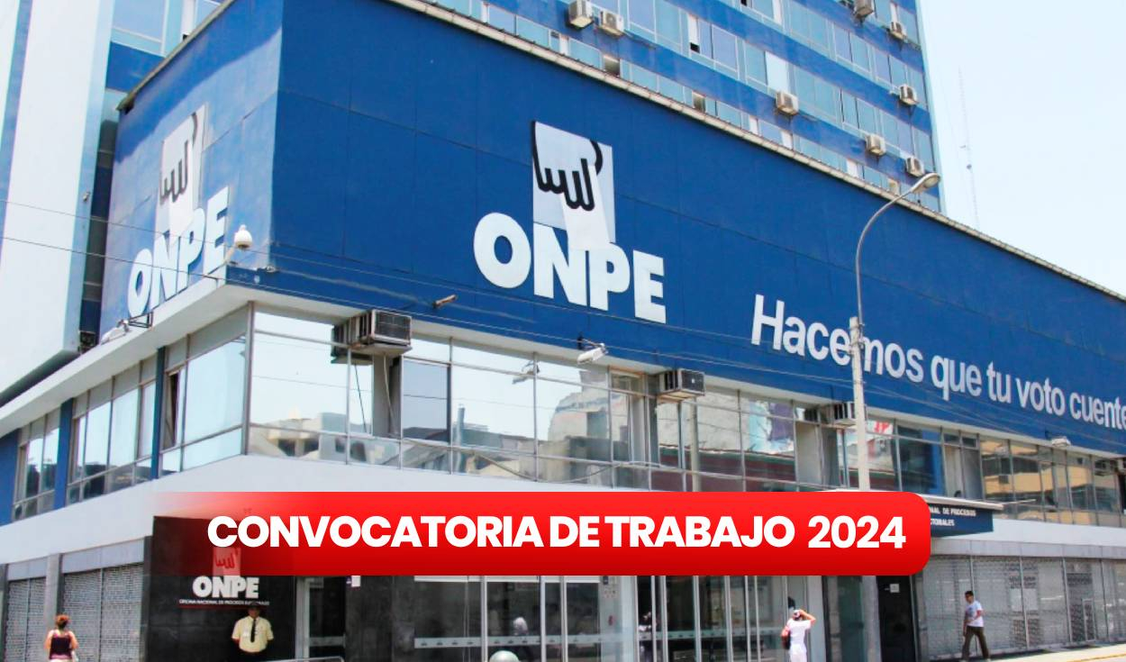 
                                 ONPE abre convocatoria de trabajo para universitarios en Lima con sueldos de S/1.025 
                            