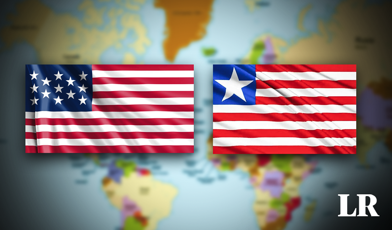 
                                 El misterioso motivo por el que las banderas de Estados Unidos y la de Liberia son casi idénticas 
                            
