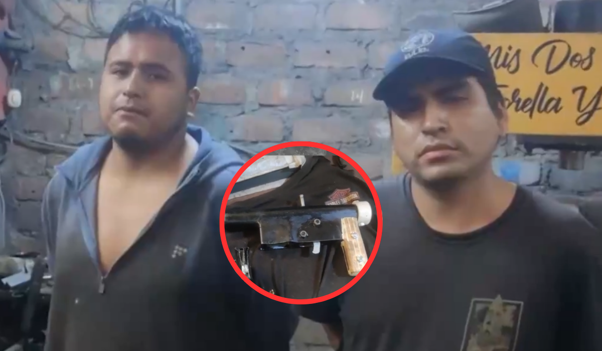 
                                 Descubren fábrica ilegal de armas 'hechizas' en VES: vendían pistolas a S/800 por elaboración artesanal 
                            