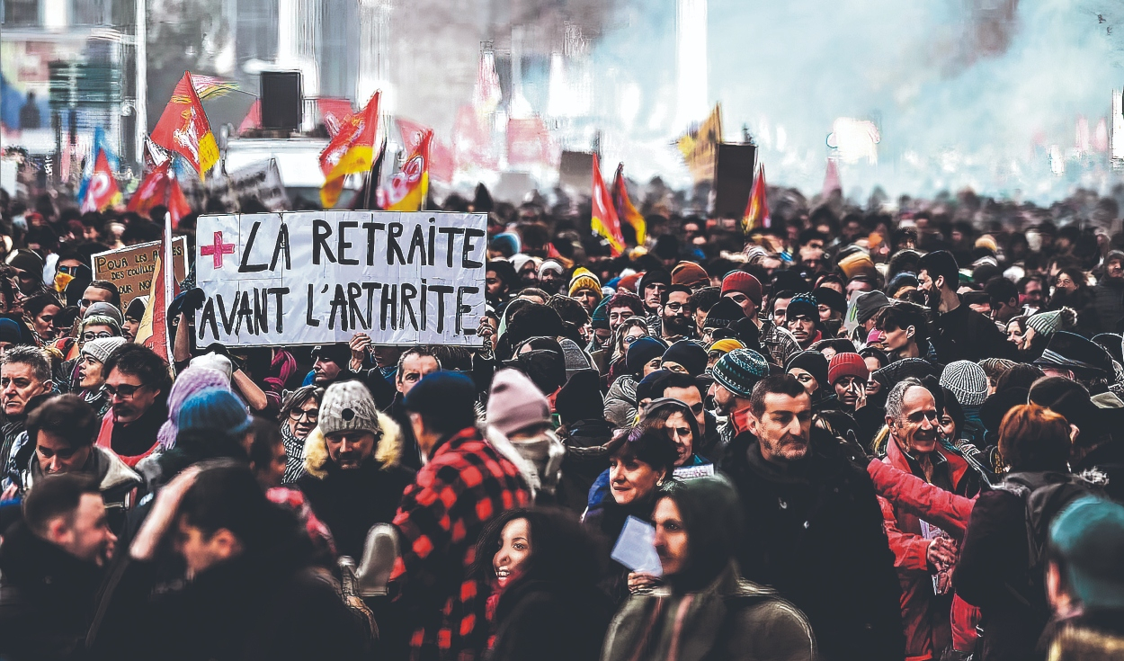 
                                 Protestas contra la ultraderecha en Francia 
                            