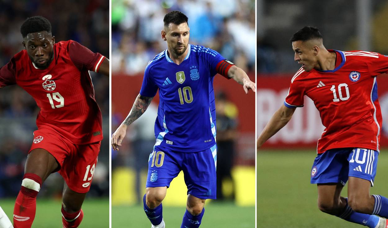
                                 Atención Perú: estos son los convocados de Chile, Argentina y Canadá para la Copa América 
                            