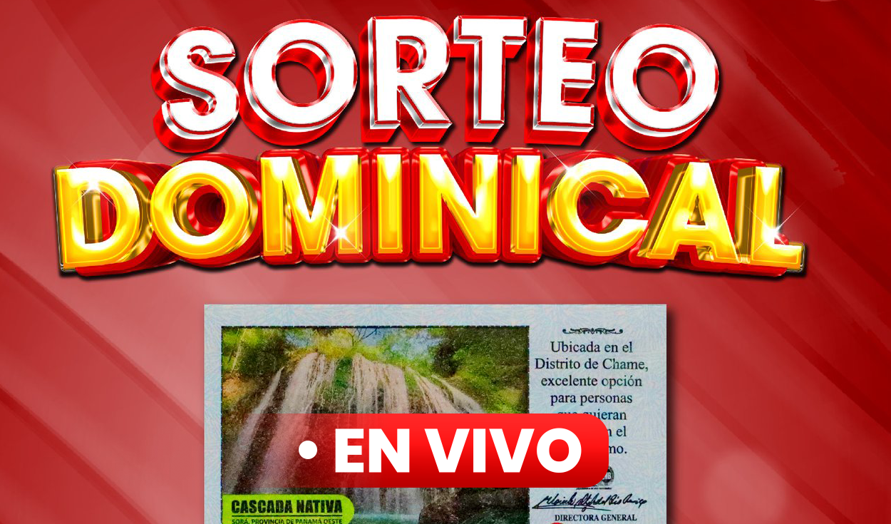
                                 Lotería Nacional de Panamá EN VIVO, vía Telemetro: resultados del 'Sorteo Dominical' hoy, 16 de junio 
                            