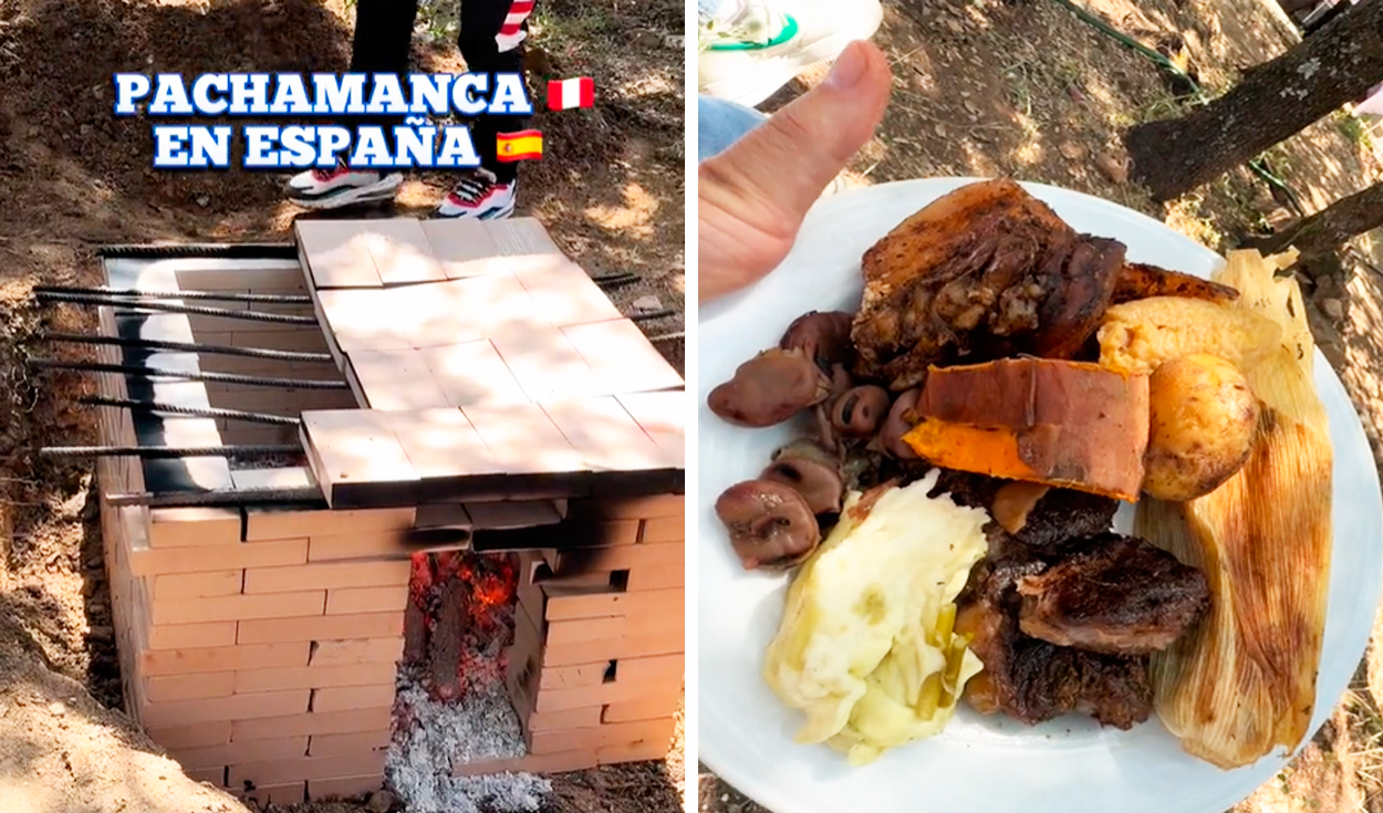 
                                 Peruano utiliza ladrillos para preparar pachamanca en España, pero genera reacción en redes: “Eso es ladrimanca” 
                            