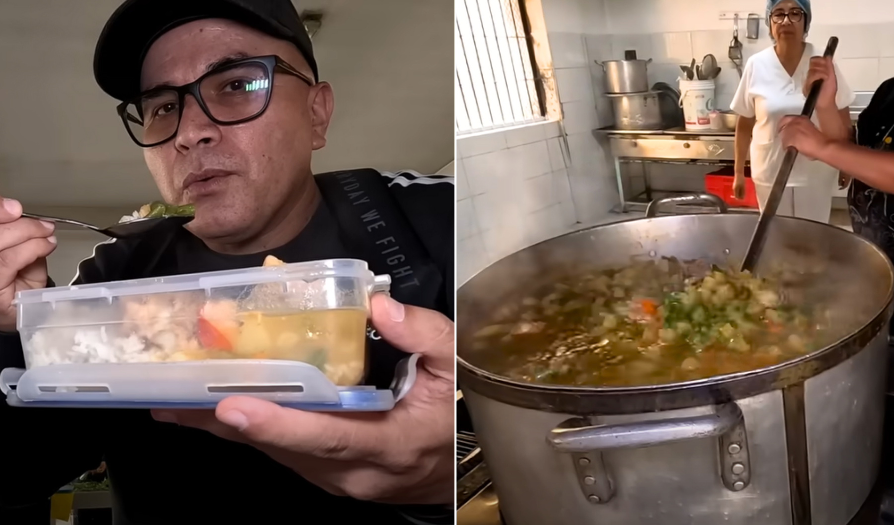 
                                 Youtuber revela cómo es el menú en el penal de Santa Mónica: “Ese mito de que la comida es mala es falso” 
                            