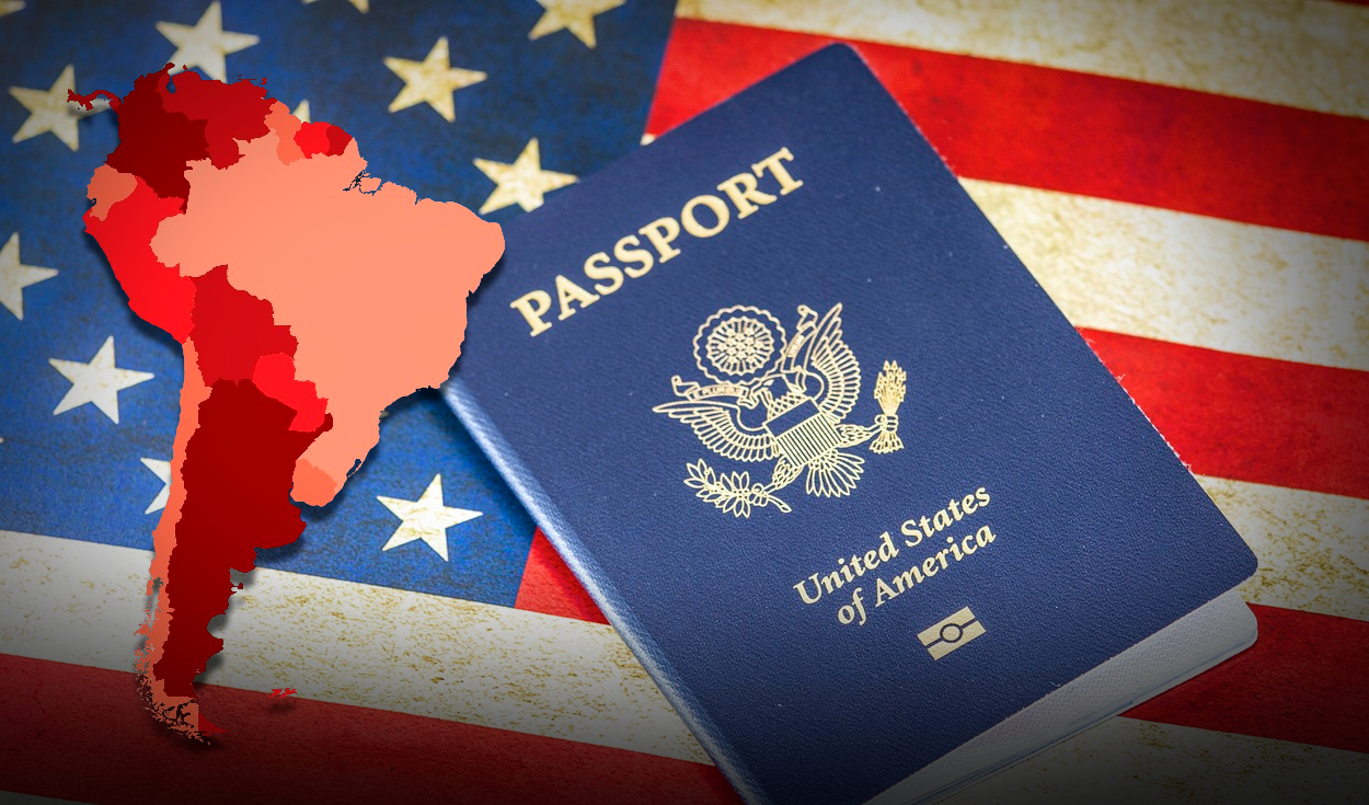 
                                 El ÚNICO país de Sudamérica con mayor tasa de rechazo para la visa estadounidense 
                            