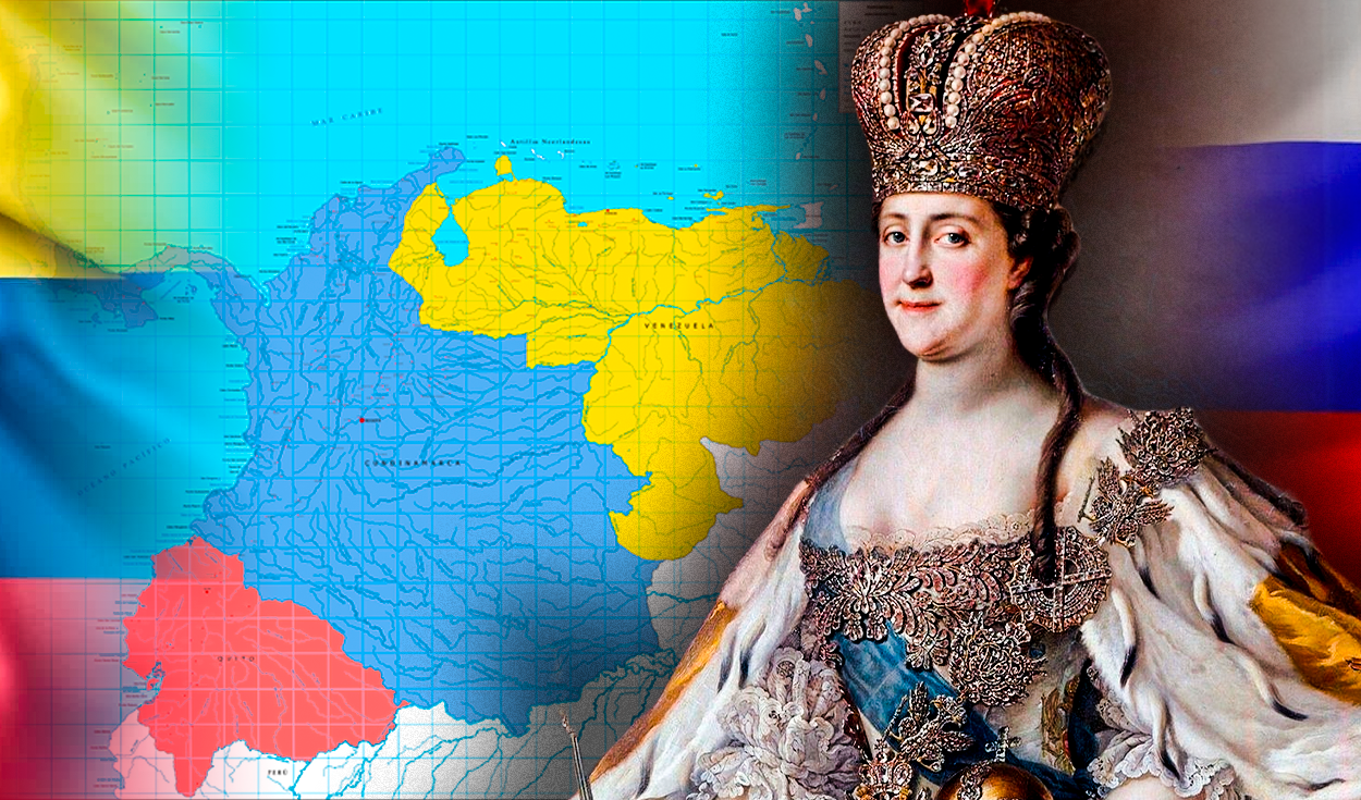 
                                 Catalina la Grande, la emperatriz rusa que habría inspirado los colores de la bandera de la Gran Colombia 
                            