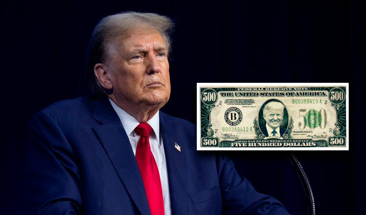 
                                 El proyecto de ley en Estados Unidos que busca poner a Donald Trump en billetes de 500 US$ 
                            